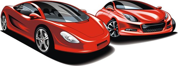 sport cars (my original design) - Vector, Image