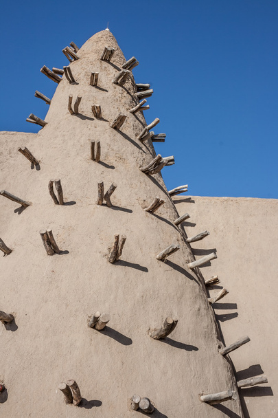Mesquita de tijolo de lama em Mali, África
. - Foto, Imagem