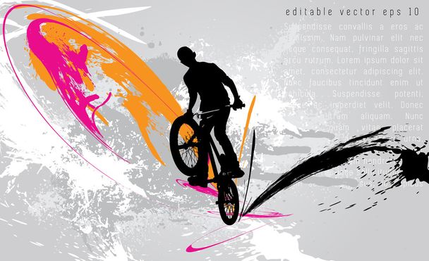 BMX cyklista - Vektor, obrázek