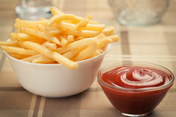 French Fries and Ketchup - Foto, Bild