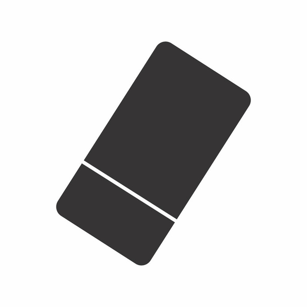 Ikoon Vector van Eraser - Black Style - eenvoudige illustratie. Bewerkbare beroerte. Ontwerp template vector.outline stijl design.Vector grafische illustratie - Vector, afbeelding