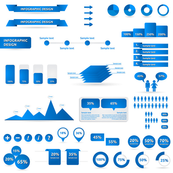 Infographic design - Vector, Imagen