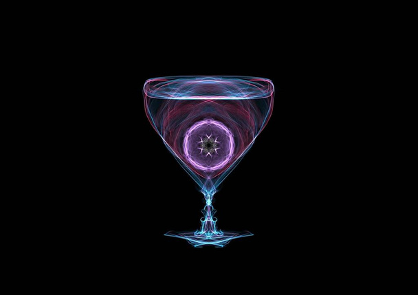 bebida con cristal de bayas - Foto, imagen