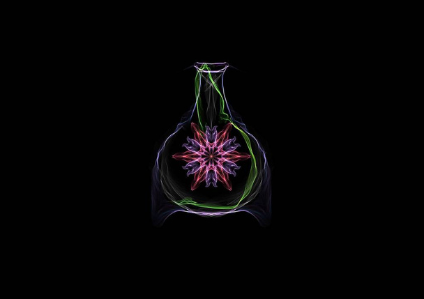 virág hervadt vázában - Fotó, kép