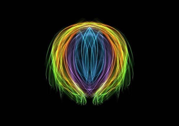 barevné peří páv izolované - Fotografie, Obrázek