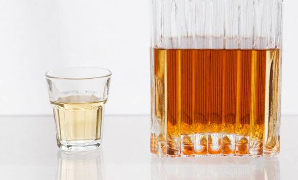 Alcoholic spirits and drinks concept background, with copy space - Zdjęcie, obraz