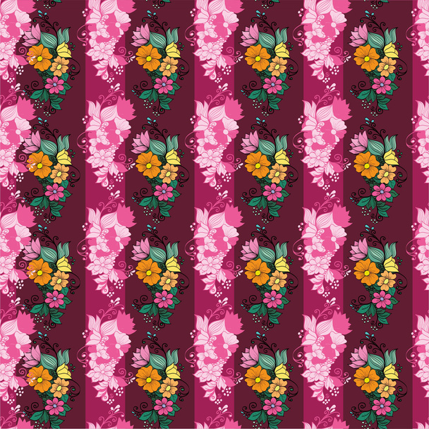 patroon met florale ornament - Vector, afbeelding