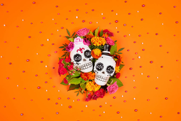 Jour des morts, célébration Dia De Los Muertos Contexte - Photo, image