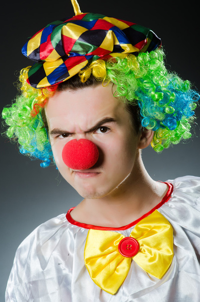 Lustiger Clown im Humorkonzept - Foto, Bild