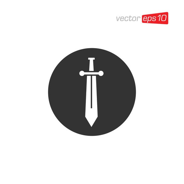 Sword Icon Logo Design Vector - Vettoriali, immagini