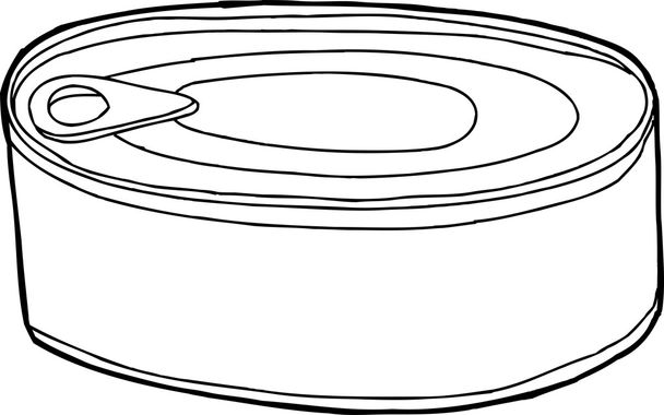 Canned Food - Vector, Image