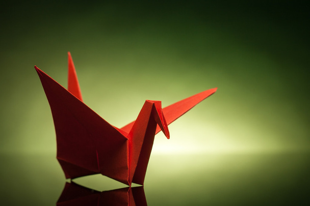 Origami-Papierkran - Foto, Bild