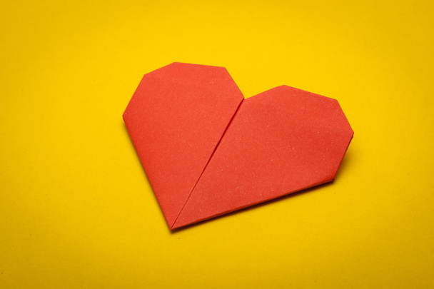 Origami papírové srdce - Fotografie, Obrázek