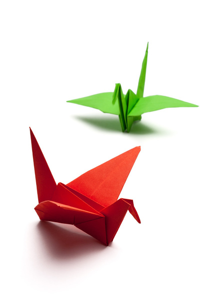 żurawia Origami papieru - Zdjęcie, obraz