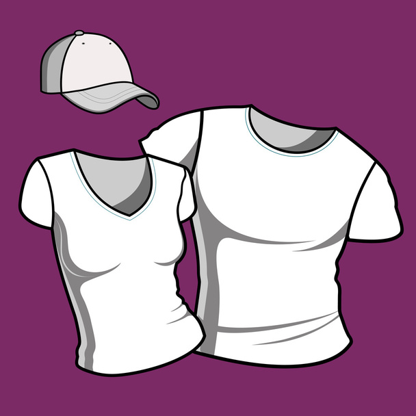 T-shirt design template - Vector, Image