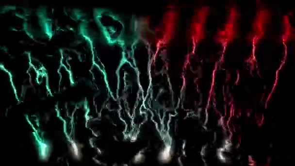 Lightning ja Abstrakti ukkonen Digital Rendering - Materiaali, video