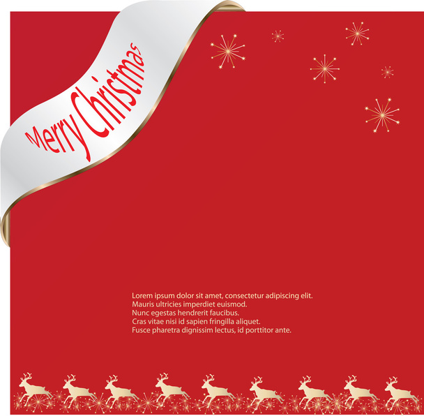 Векторная иллюстрация на Рождество - Счастливого Рождества
 - Вектор,изображение