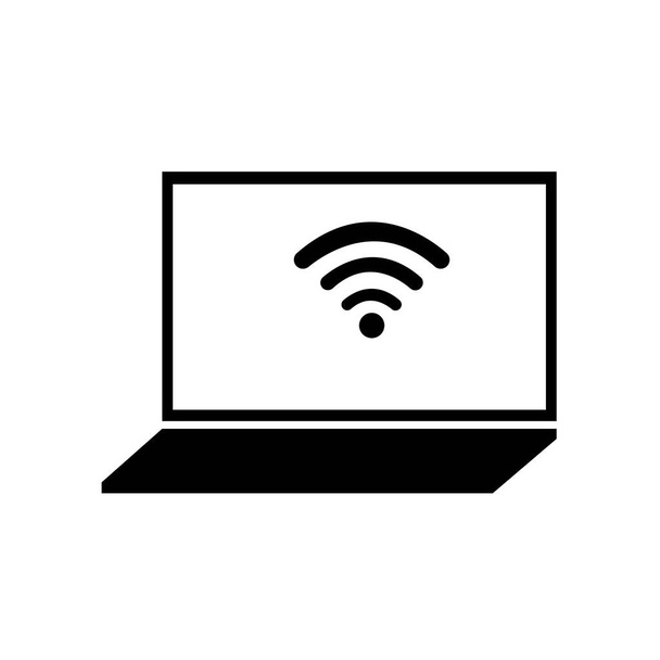 wi-fi icoon. interneticoon vector - Vector, afbeelding