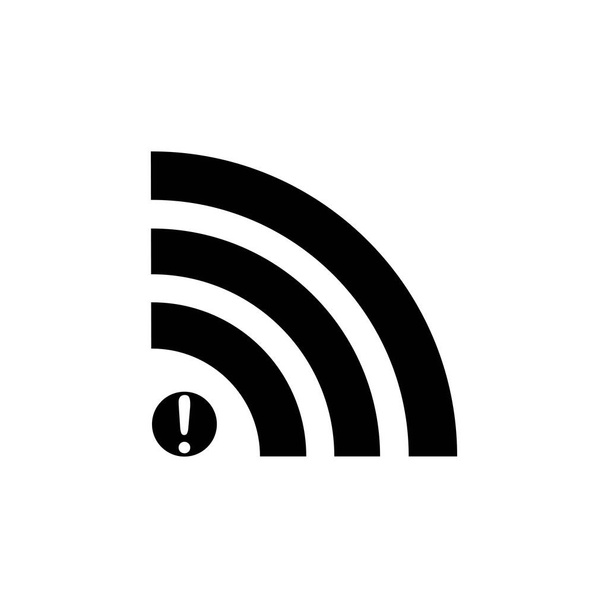 Wlan-Ikone. Internet-Symbolvektor - Vektor, Bild