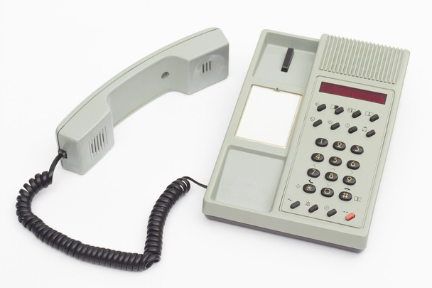 Telefon auf weißem Hintergrund - Foto, Bild