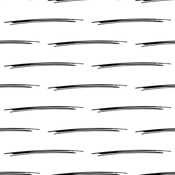 白を基調に抽象的な形で黒鉛筆の筆致でシームレスなパターン。ベクターイラスト - ベクター画像