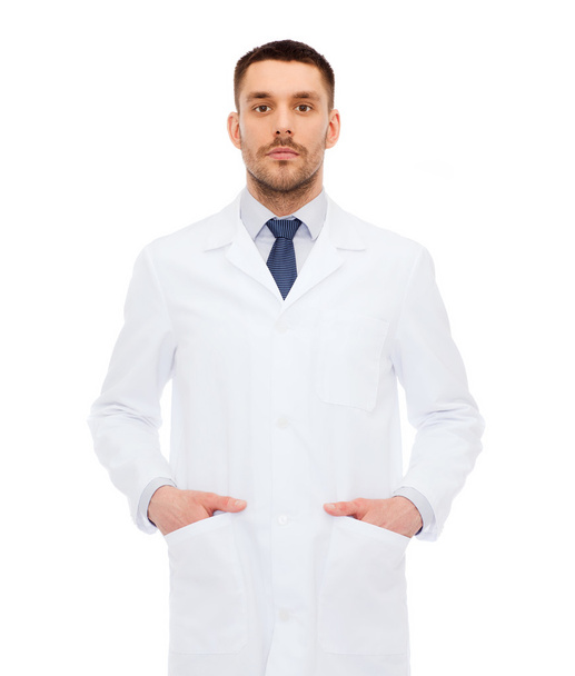 male doctor in white coat - Photo, image