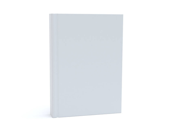 Prázdná kniha na bílém pozadí - Fotografie, Obrázek