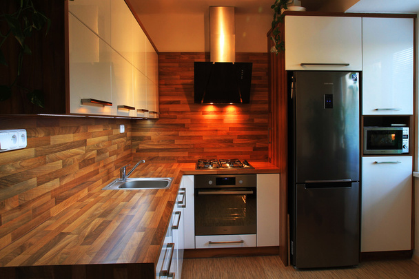 modern kitchen interior  - Foto, afbeelding