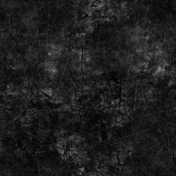Inconsútil gris oscuro o negro gruñón sucio angustiado fondo - Foto, Imagen