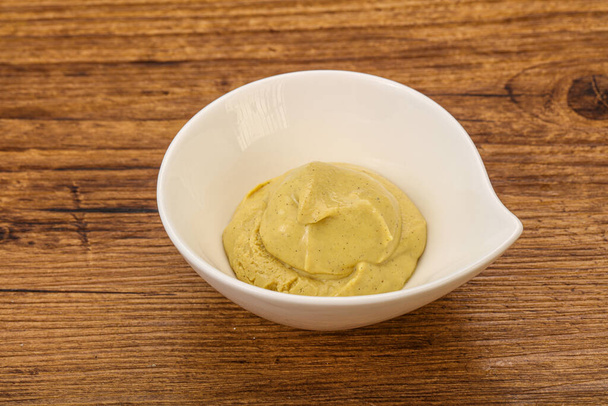 Dijon mustard dip sauce in the bowl - Photo, Image