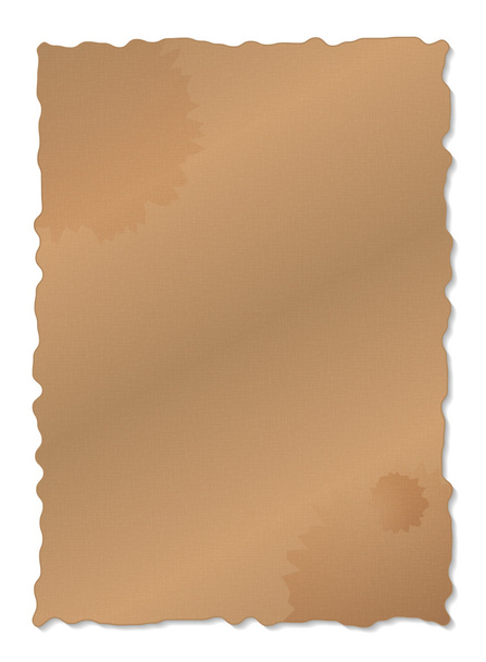 Старая бумажная иллюстрация со светлой тенью
 - Вектор,изображение