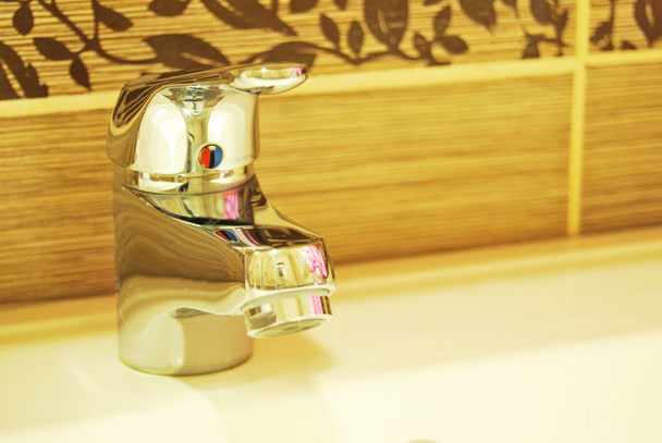 Modern bathroom taps - Photo, Image