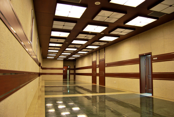 langer Korridor - Foto, Bild