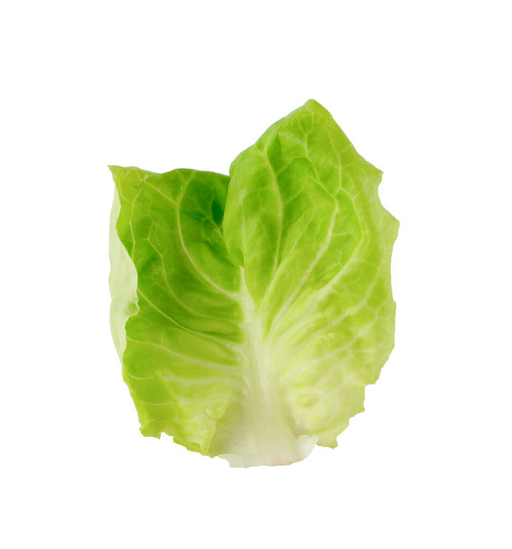 Fresh green salad isolated on white background - Foto, Imagen
