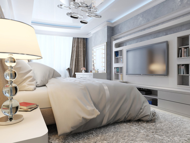 luxury bedroom interior - Photo, Image