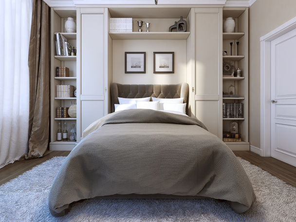 Dormitorio de estilo moderno
 - Foto, Imagen