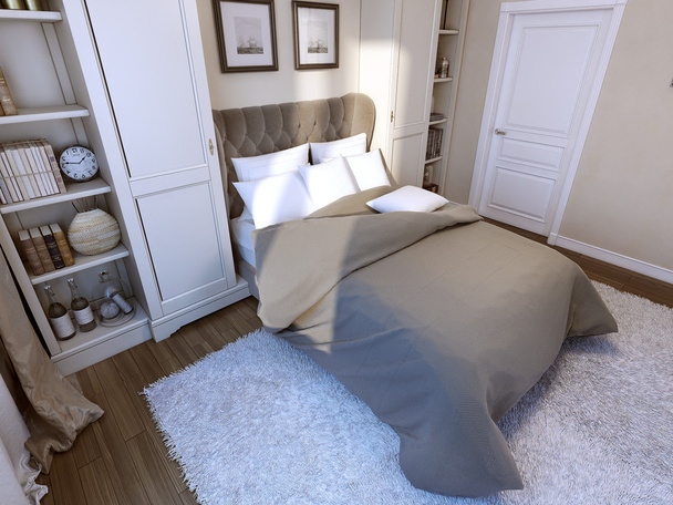 sypialnię w nowoczesnym stylu - Zdjęcie, obraz