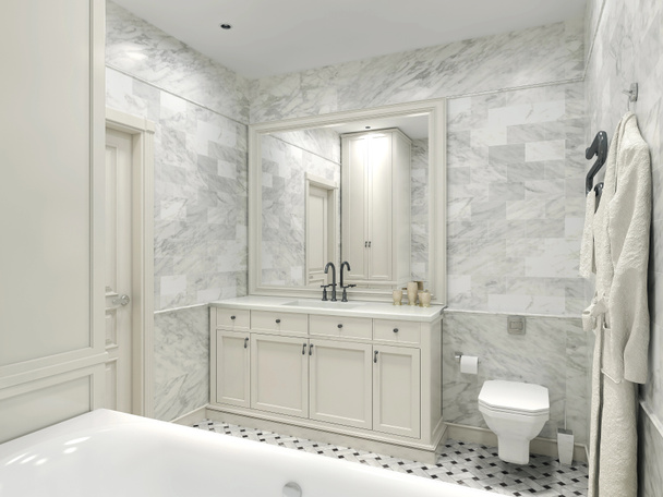 Badezimmer klassischer Stil - Foto, Bild