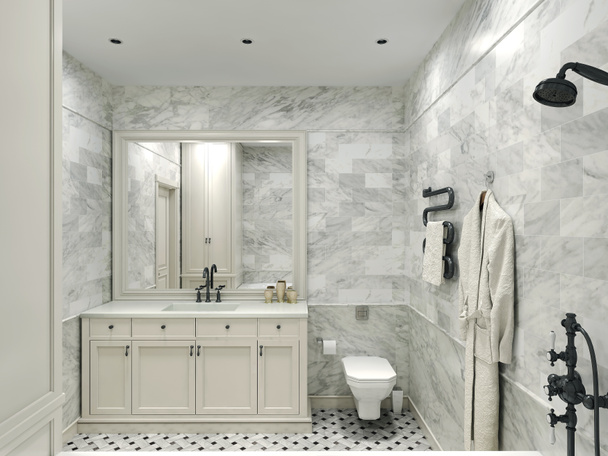 salle de bain style classique
 - Photo, image