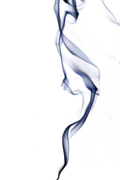 Smoke hot. Blur steam mist cloud, black natural steam smoke effect isolated on white background. For overlay in pollution, vapor cigarette, gas, dry ice - Foto, Imagen
