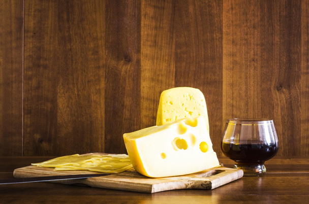 Cheese and wine - Photo, Image