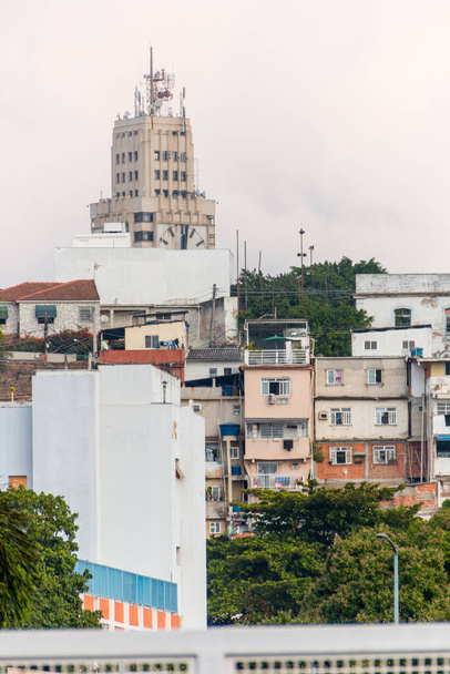 Rio de Janeiro 'nun merkezindeki evler.. - Fotoğraf, Görsel