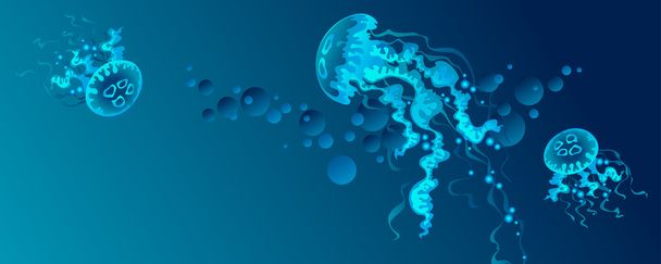 medúza - Vektor, kép