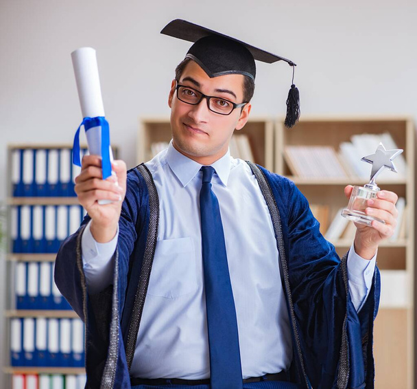 Young man graduating from university - Photo, Image