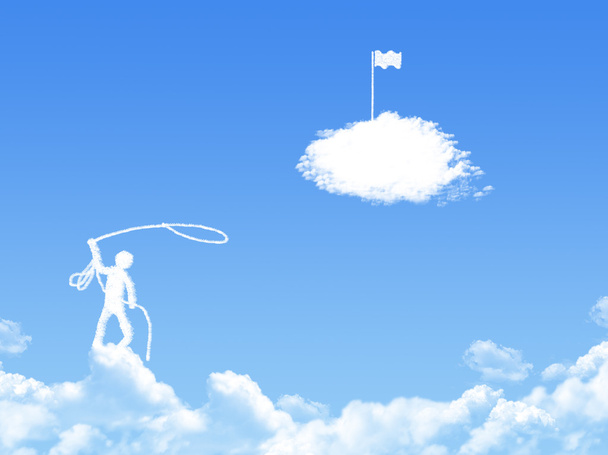 Концепція перемоги форма хмари
 - Фото, зображення