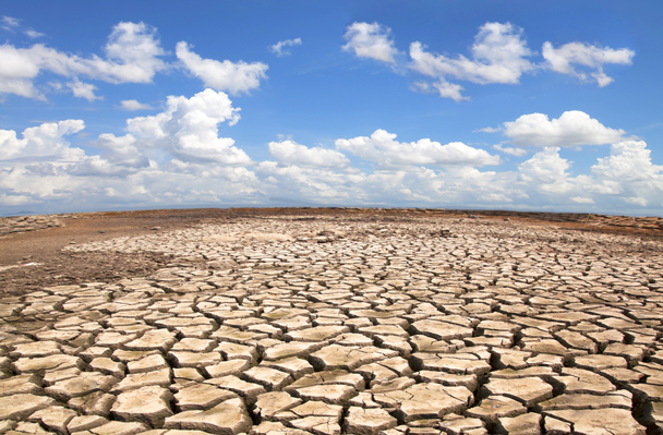 Tierra de sequía contra
  - Foto, Imagen