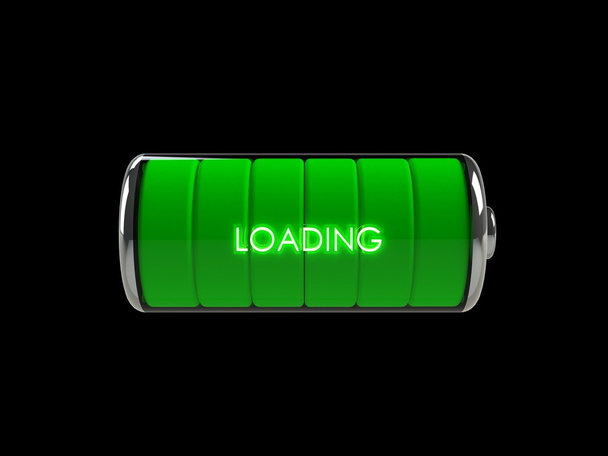 Batterie Symbol 3d - Foto, Bild