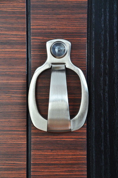 Door knocker with peep hole - Photo, Image