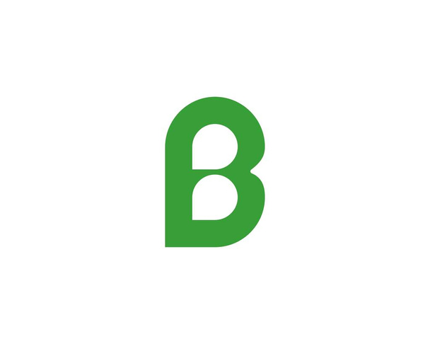 B BB Letter Logo Design Vektorvorlage - Vektor, Bild