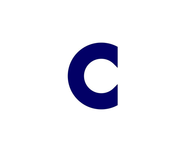 C CC Carta logotipo diseño vector plantilla - Vector, Imagen